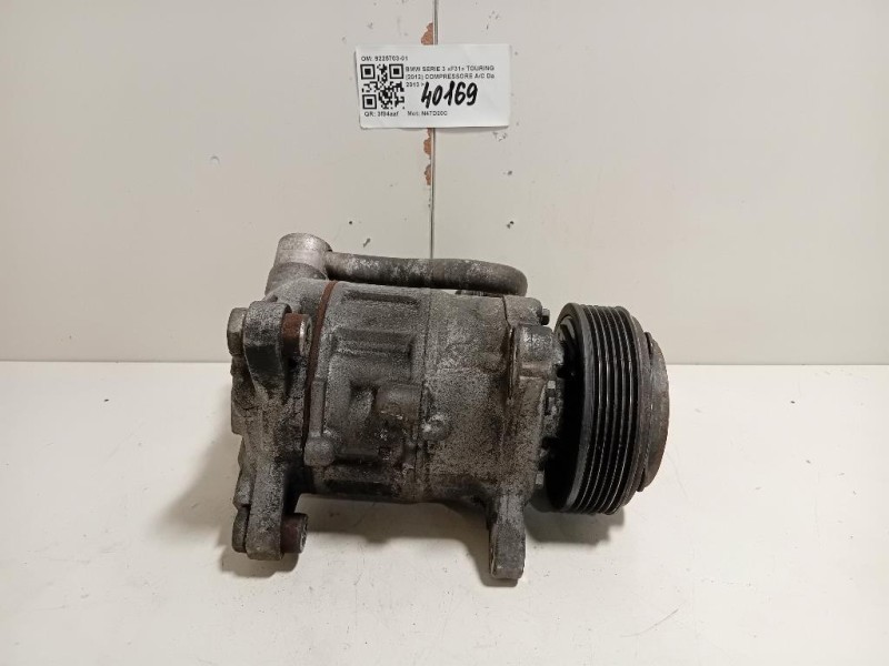 Compressore AC 9225703-01 Bmw Serie 3 F31 Touring 2012