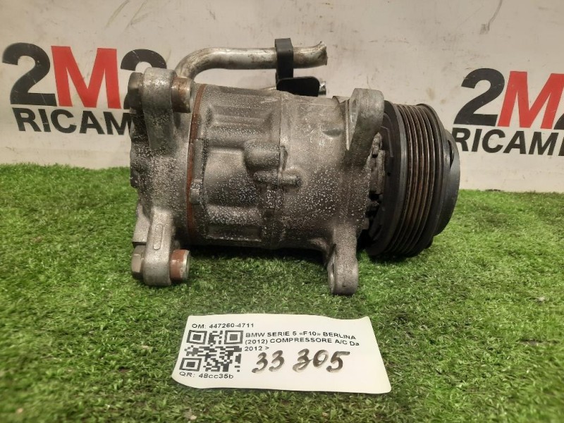 Compressore AC 447260-4711 Bmw Serie 5 F10 Berlina 2012