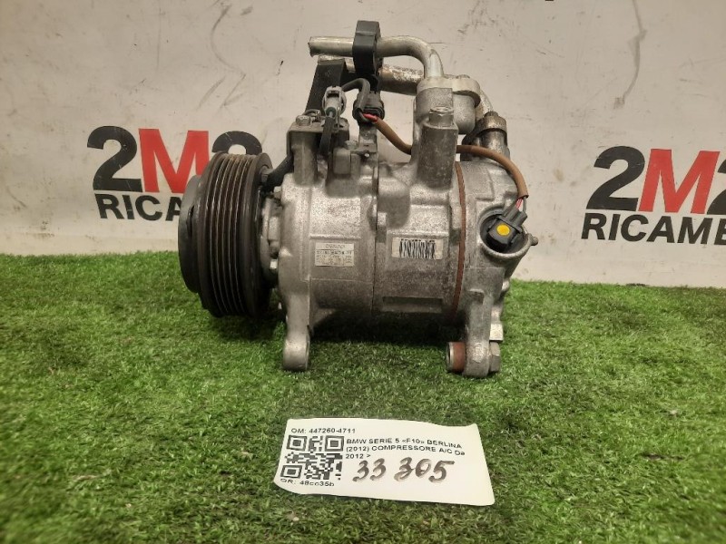 Compressore AC 447260-4711 Bmw Serie 5 F10 Berlina 2012