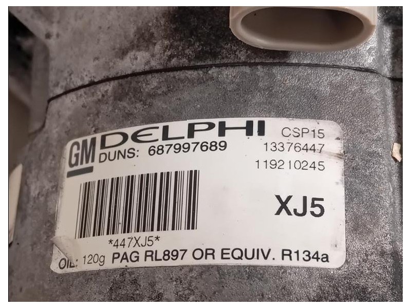 Compressore AC 687997689 13376447 Chevrolet Cruze 2011