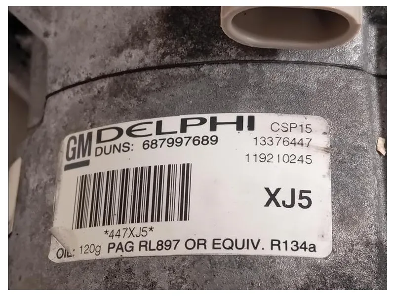 Compressore AC 687997689 13376447 Chevrolet Cruze 2011