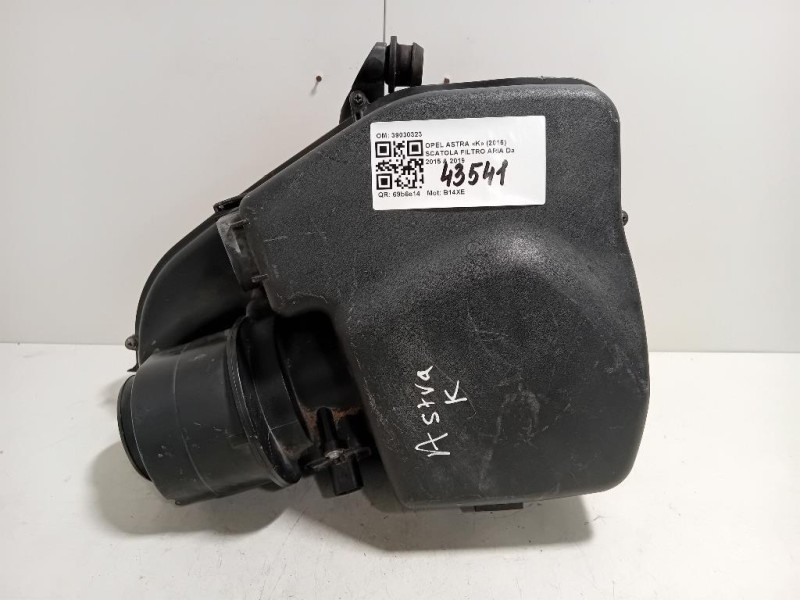 Scatola Filtro ARIA 39030323 Opel Astra K 2016