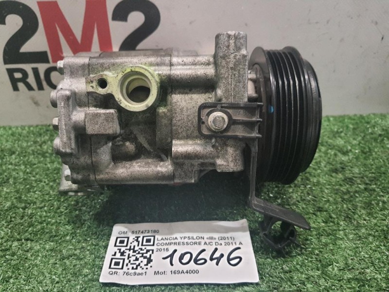 Compressore AC 517473180 Lancia Ypsilon III 2011