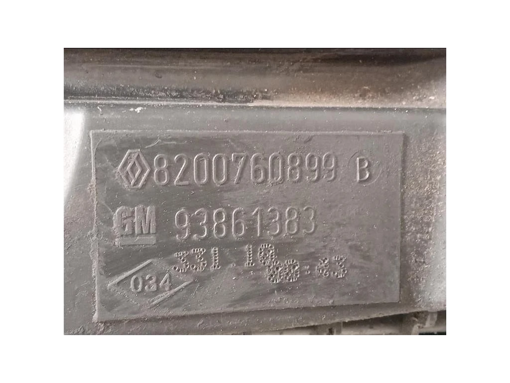 Scatola Filtro ARIA 93861383 Opel Vivaro A 2007