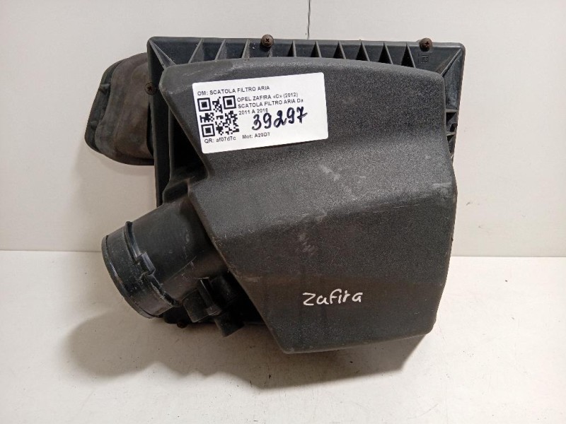Scatola Filtro ARIA SCATOLA FILTRO ARIA Opel Zafira C 2012