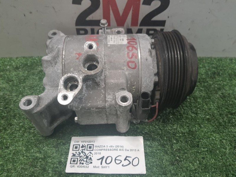 Compressore AC KF012313 Mazda 3 III 2014