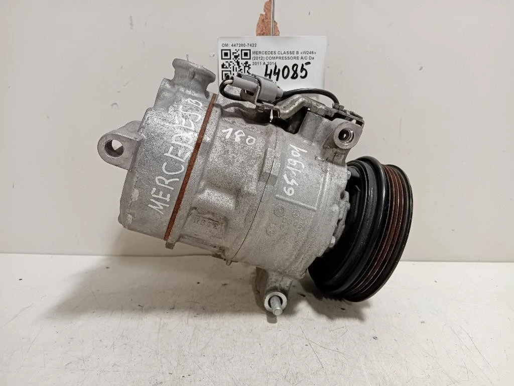 Compressore AC 447280-7422 Mercedes Classe B W246 2012
