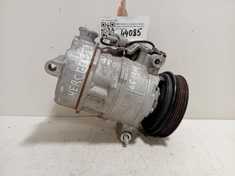 Compressore AC 447280-7422 Mercedes Classe B W246 2012