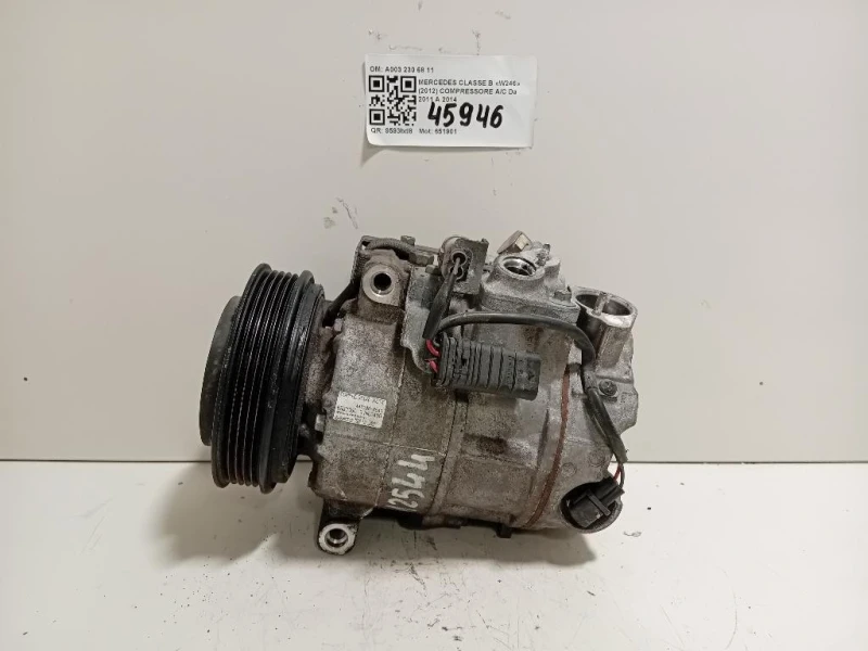 Compressore AC A0022302911 Mercedes Classe B W246 2012