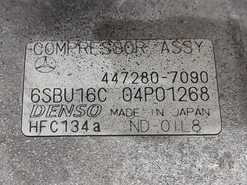 Compressore AC 447280-7090 Mercedes Classe C W204 2011