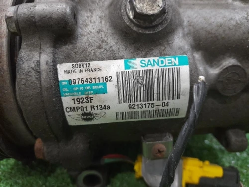 Compressore AC 64529213175 Mini MINI Cooper R56 2007