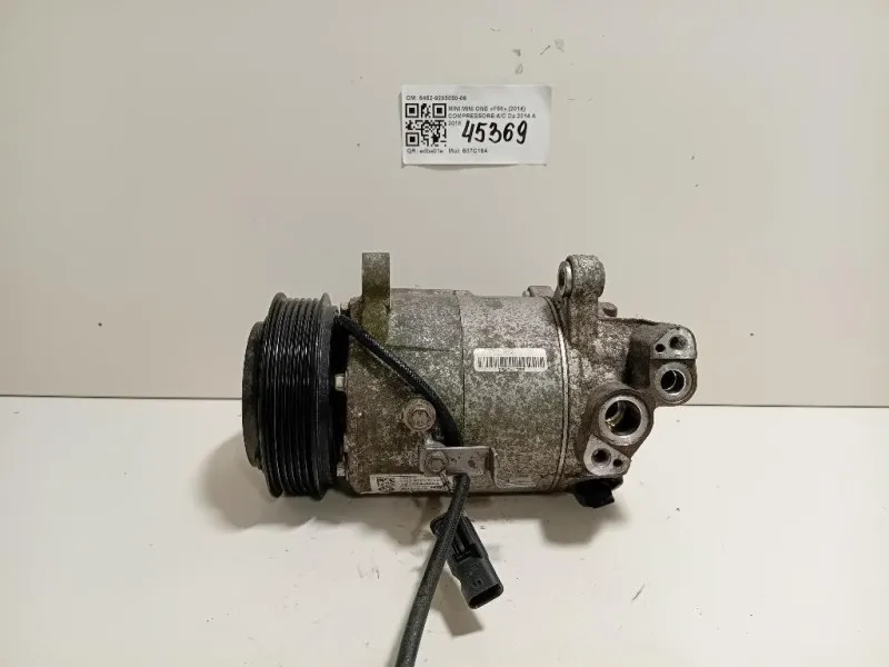 Compressore AC 64525A5C712 Mini MINI ONE F56 2014