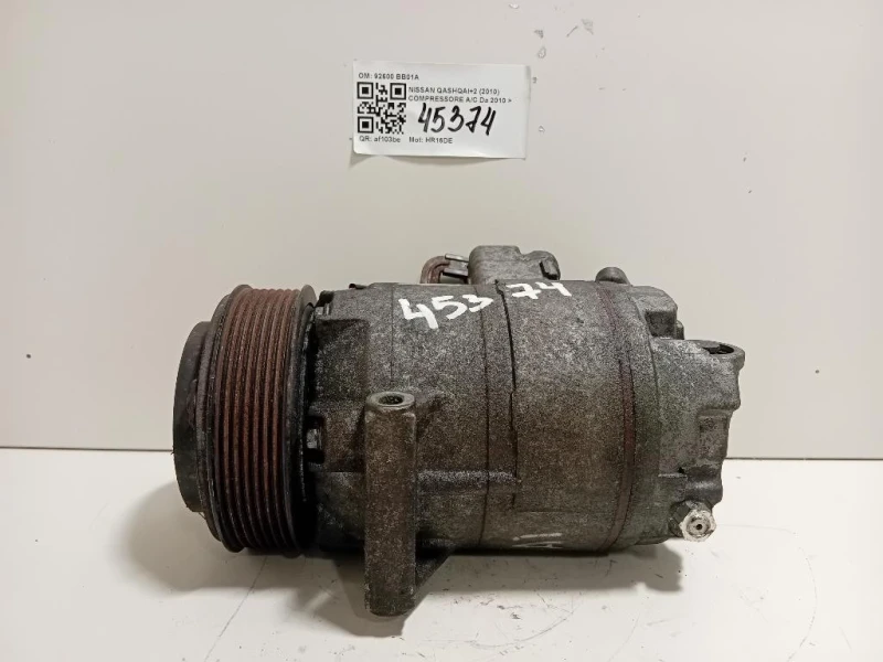 Compressore AC 92600 BB01A Nissan Qashqai+2 2010