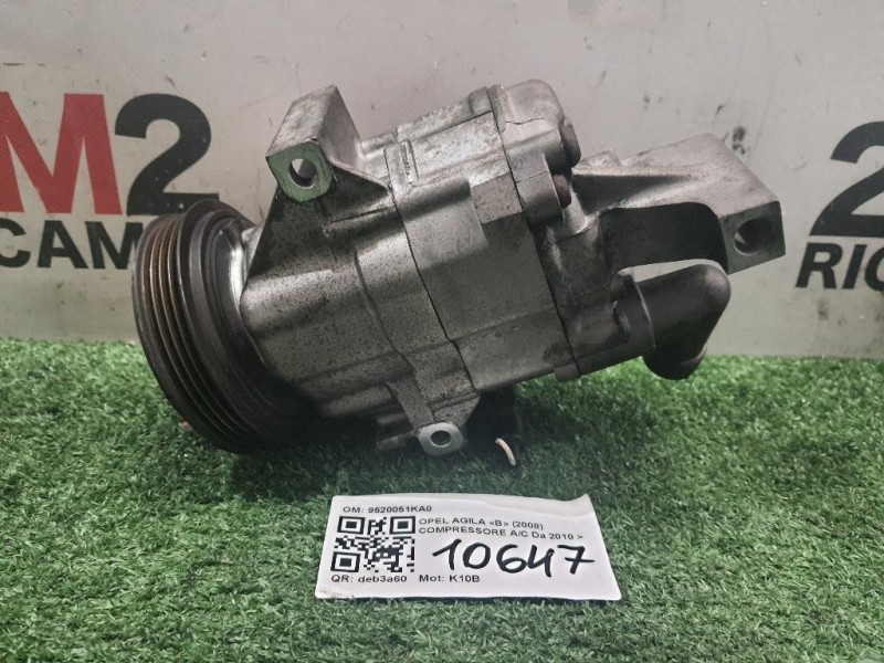 Compressore AC 9520051KA0 Opel Agila B 2008