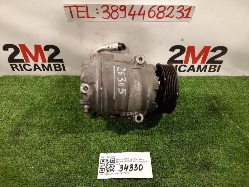 Compressore AC 13395693 Opel Astra J SW 2010