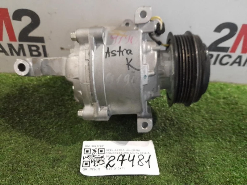 Compressore AC 39217351 Opel Astra K 2016