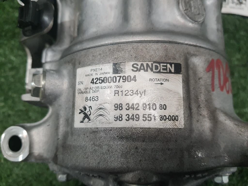 Compressore AC 9834291080 Peugeot 308 II 2017