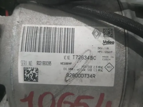 Compressore AC 926000734R Renault CLIO IV 2016