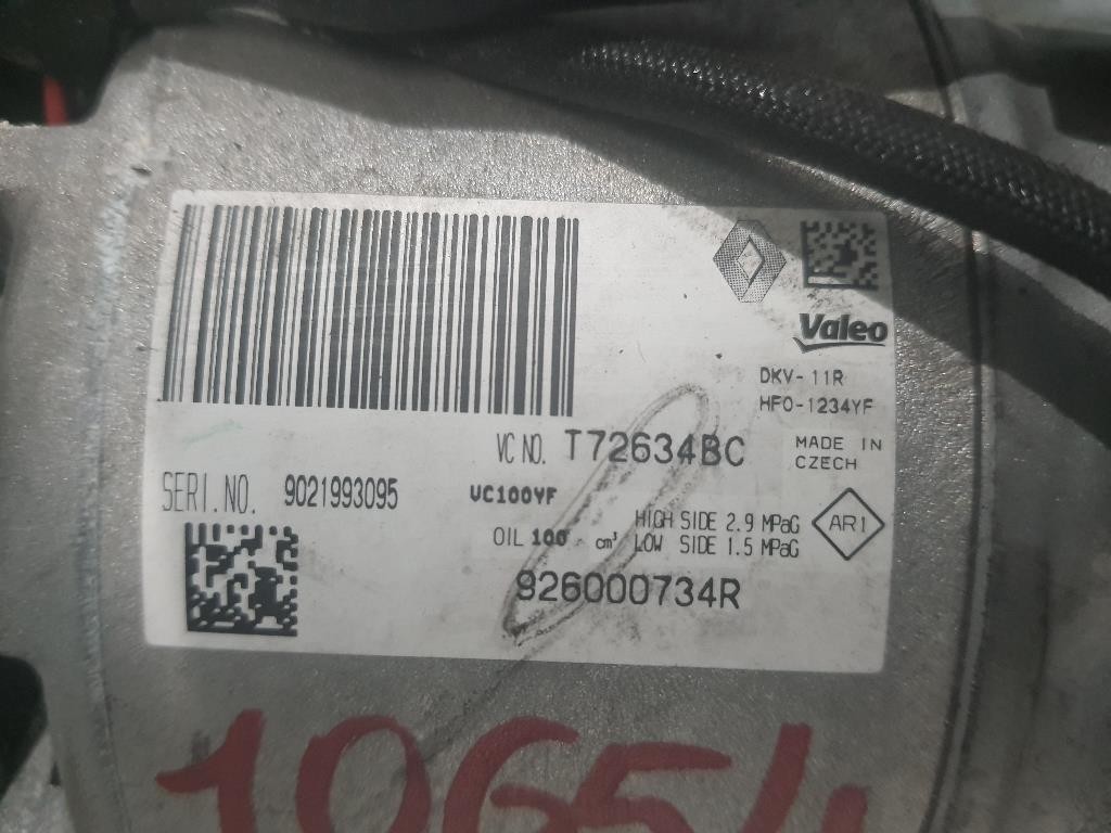 Compressore AC 926000734R Renault CLIO IV 2016