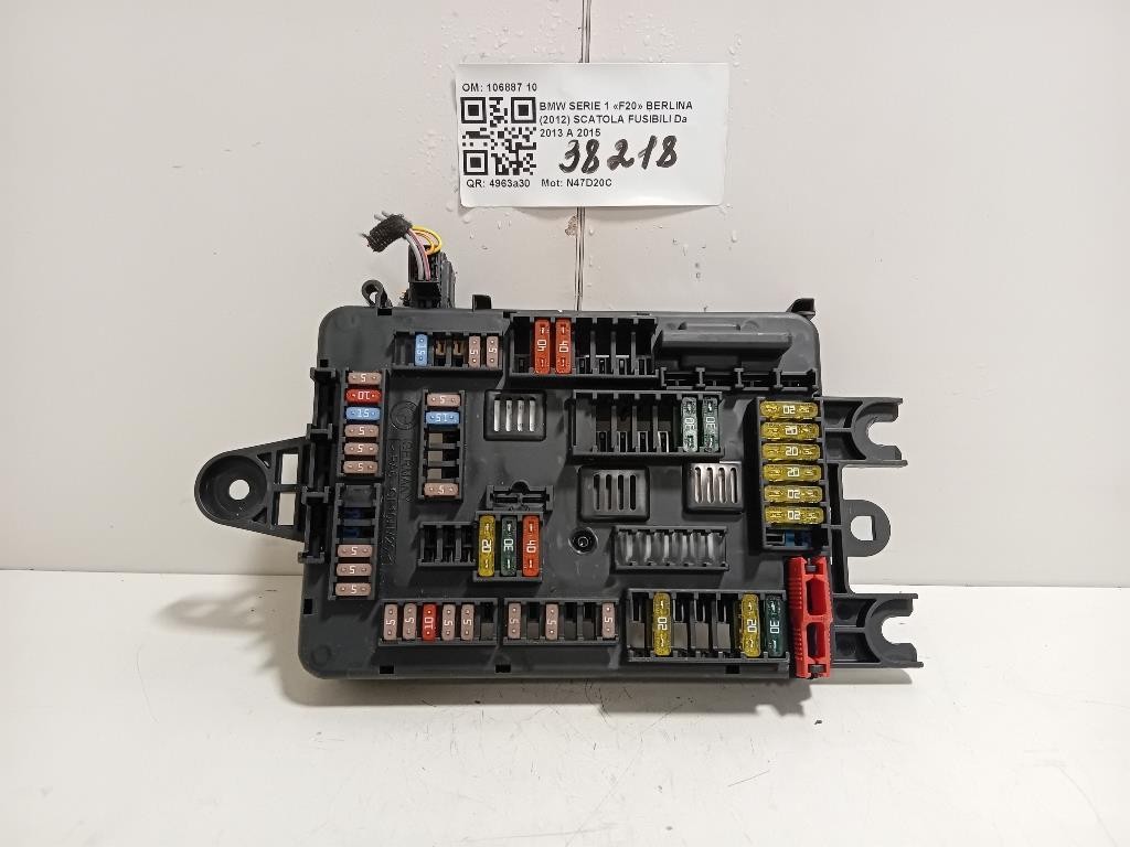 Scatola Fusibili 106887 10 Bmw Serie 1 F20 Berlina 2012
