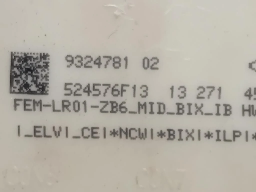 Scatola Fusibili 9324781 Bmw Serie 3 F31 Touring 2012