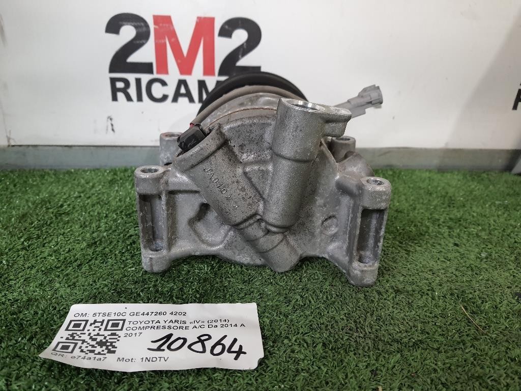 Compressore AC 5TSE10C GE4472604202 Toyota Yaris IV 2014