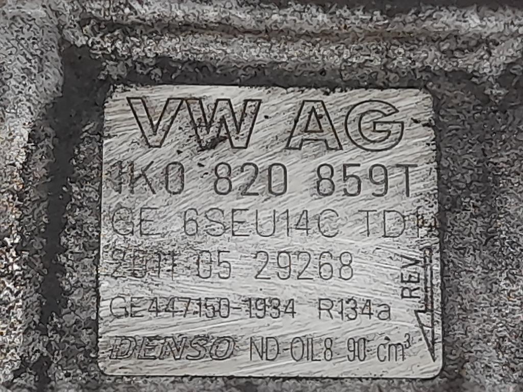 Compressore AC 1K0820859T Volkswagen GOLF VI 2009