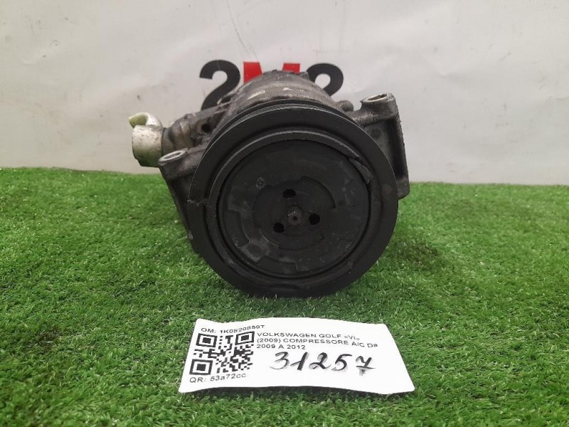 Compressore AC 1K0820859T Volkswagen GOLF VI 2009