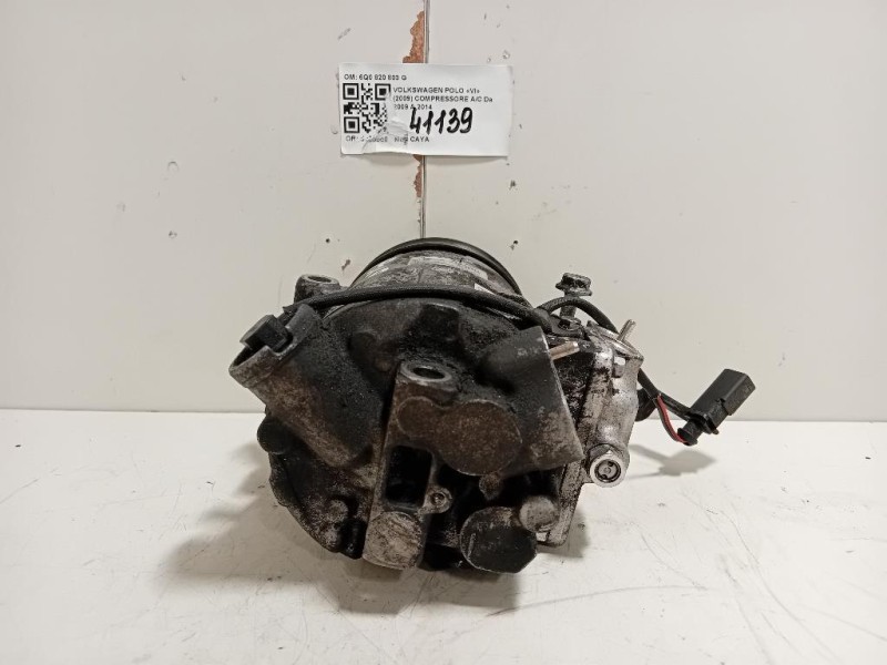 Compressore AC 6Q0 820 803 G Volkswagen POLO VI 2009