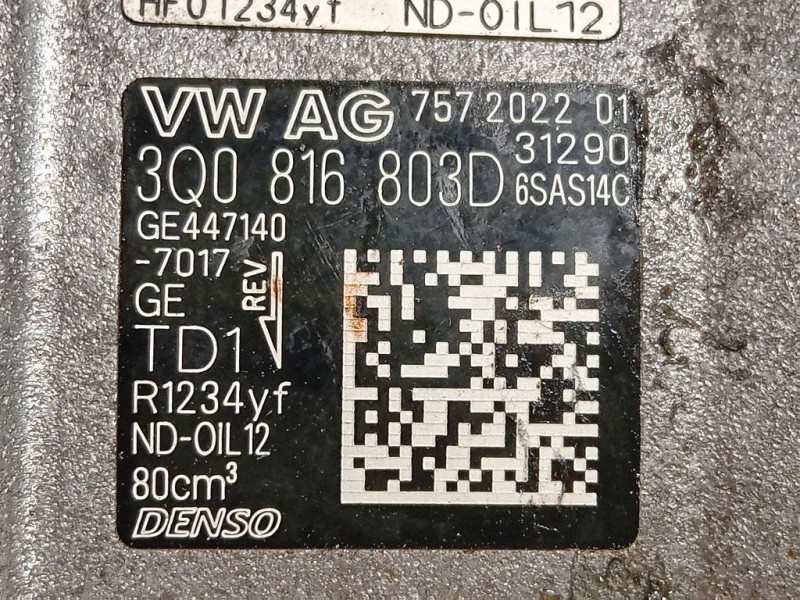 Compressore AC 3Q0 816 803 D Volkswagen Tiguan II 2020
