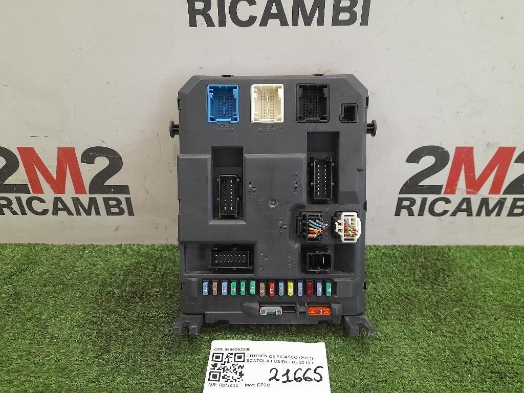 Scatola Fusibili 9666952380 Citroen C3 Picasso 2013