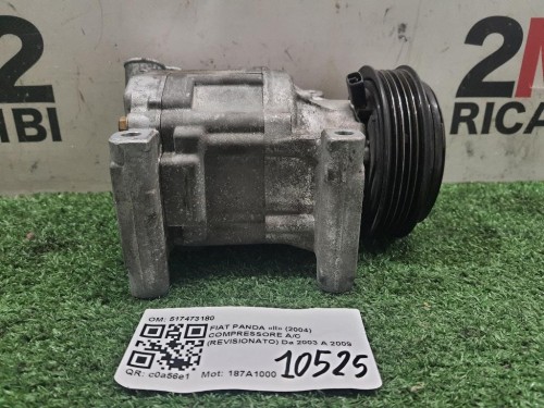 Compressore AC Revisionato 517473180 Fiat Panda II 2004
