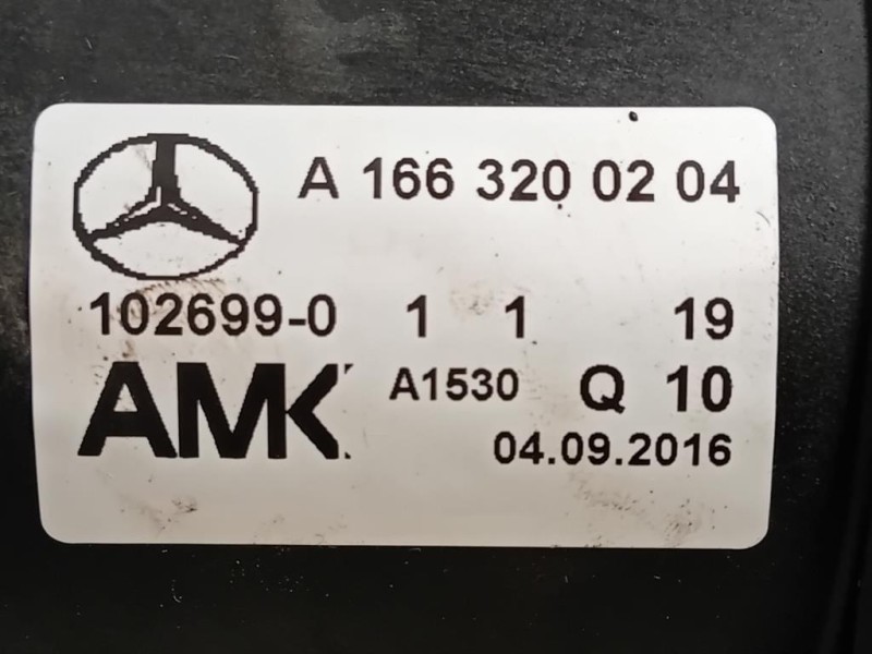 Compressore ARIA Riparazione Pneumatico A 166 320 02 04 Mercedes Classe GLE W166 2015