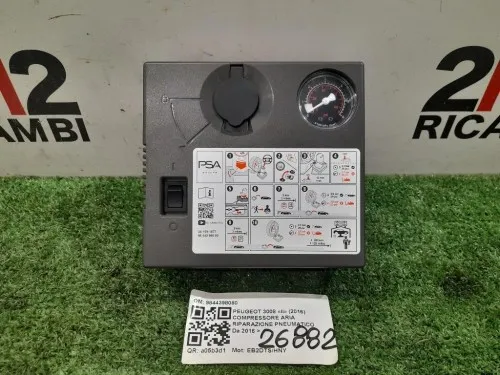 Compressore ARIA Riparazione Pneumatico 9844398080 Peugeot 3008 II 2016