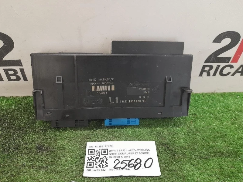 Computer DI Bordo 61359177978 Bmw Serie 1 E87 Berlina 2005