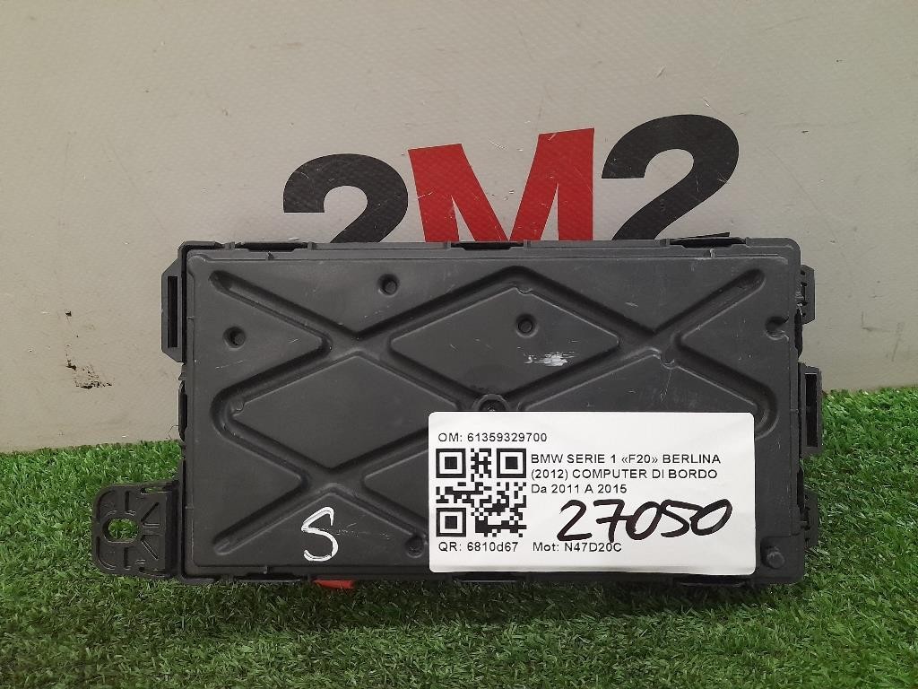 Computer DI Bordo 61359329700 Bmw Serie 1 F20 Berlina 2012