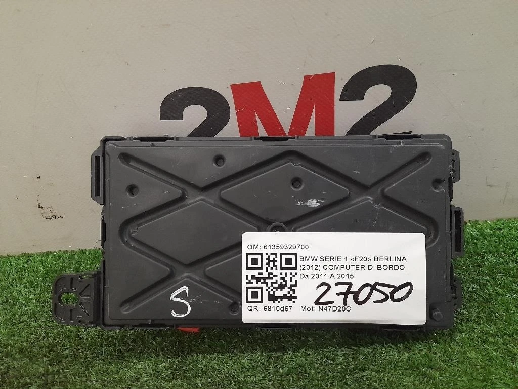 Computer DI Bordo 61359329700 Bmw Serie 1 F20 Berlina 2012