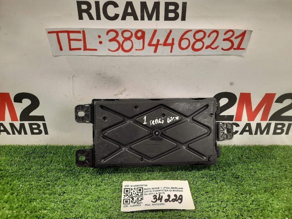 Computer DI Bordo 61359329700 Bmw Serie 1 F20 Berlina 2012