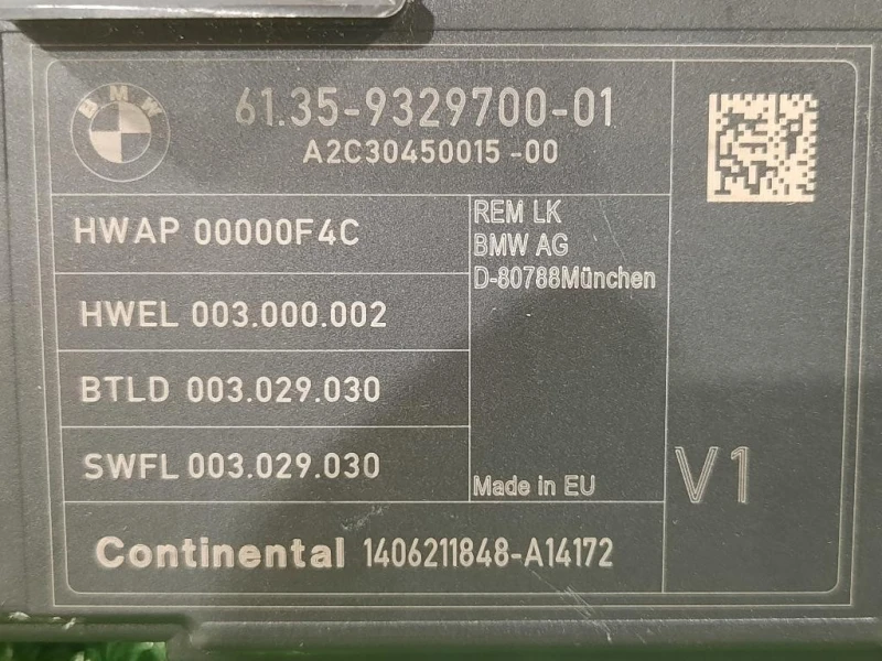 Computer DI Bordo 61359329700 Bmw Serie 1 F20 Berlina 2012