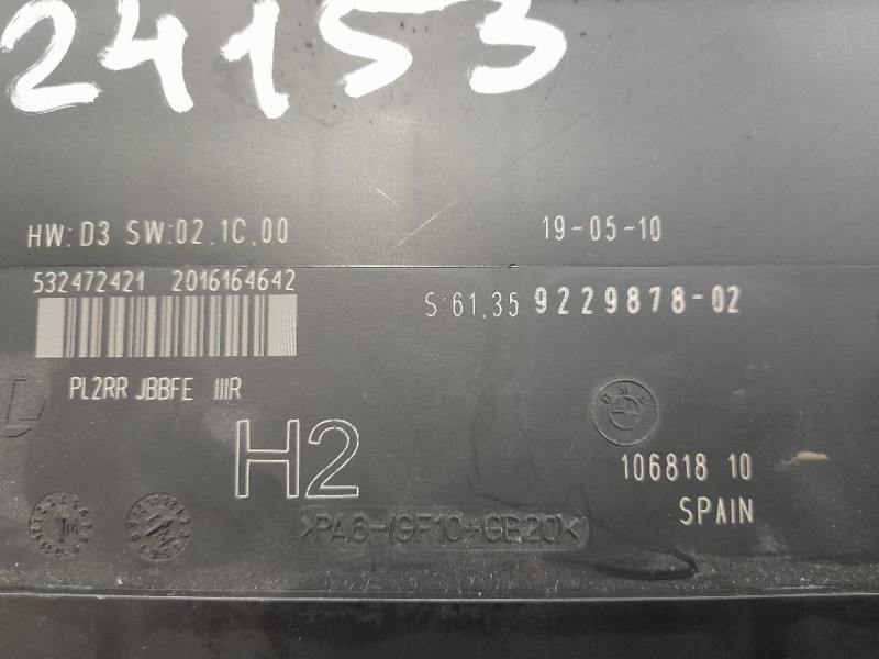 Computer DI Bordo 61359229878 Bmw Serie 3 E90 Berlina 2005