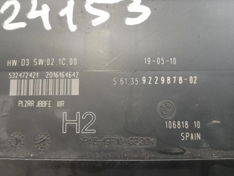 Computer DI Bordo 61359229878 Bmw Serie 3 E90 Berlina 2005