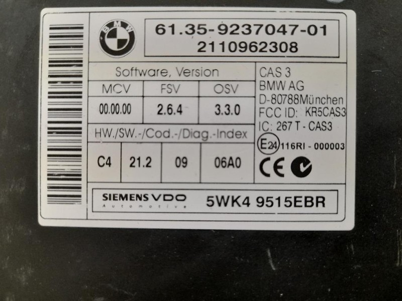 Computer DI Bordo 61359237047 Bmw X1 F48 2015