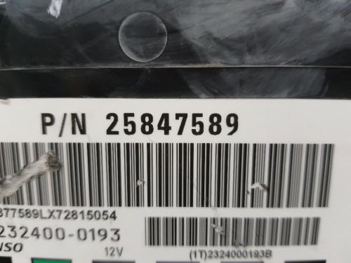 Computer DI Bordo 25847589 Chevrolet Captiva I 2007