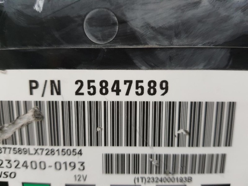 Computer DI Bordo 25847589 Chevrolet Captiva I 2007