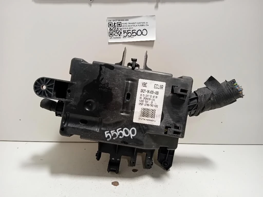 Scatola Fusibili GK2T-9K499-ABB Ford Transit Custom I 2013