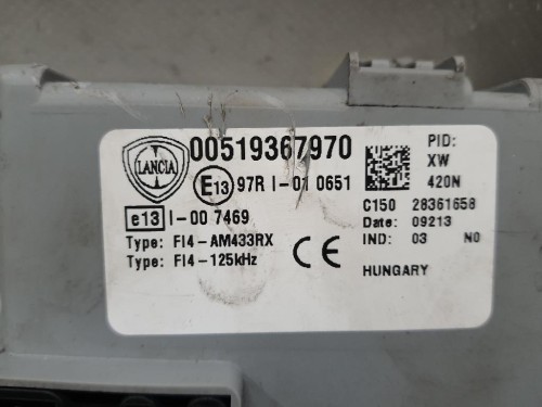 Computer DI Bordo 51936797 Lancia Ypsilon III 2011