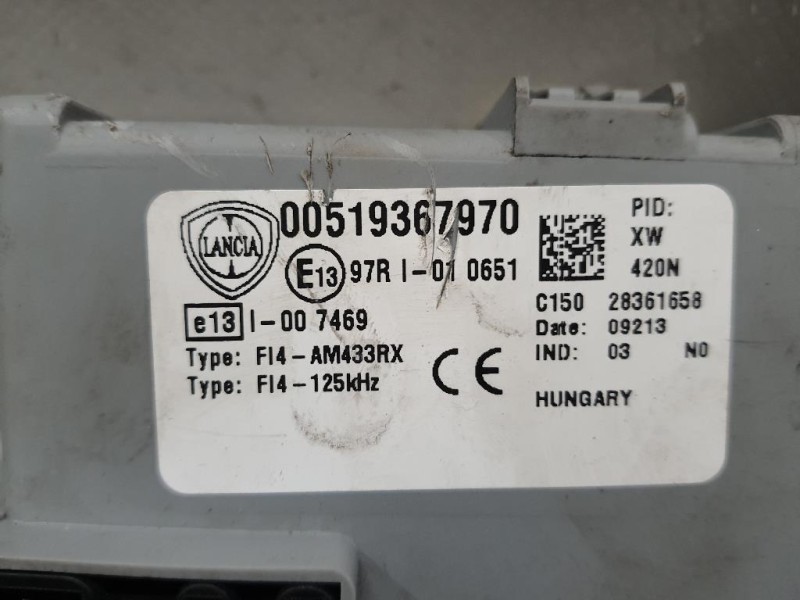 Computer DI Bordo 51936797 Lancia Ypsilon III 2011