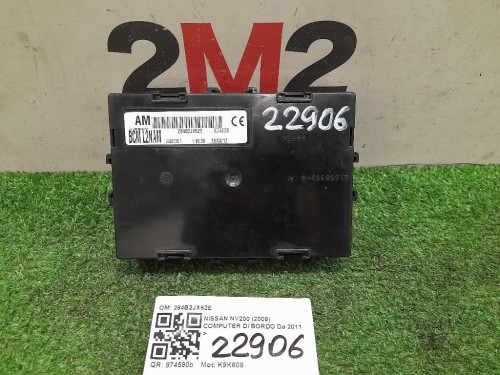 Computer DI Bordo 284B2JX52E Nissan Nv200 2009