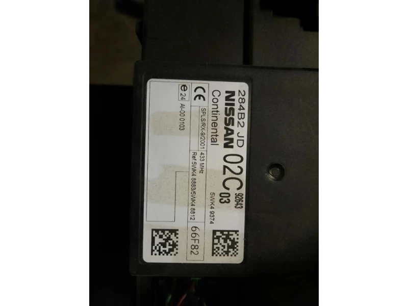 Computer DI Bordo 284B2JD Nissan Qashqai I 2007