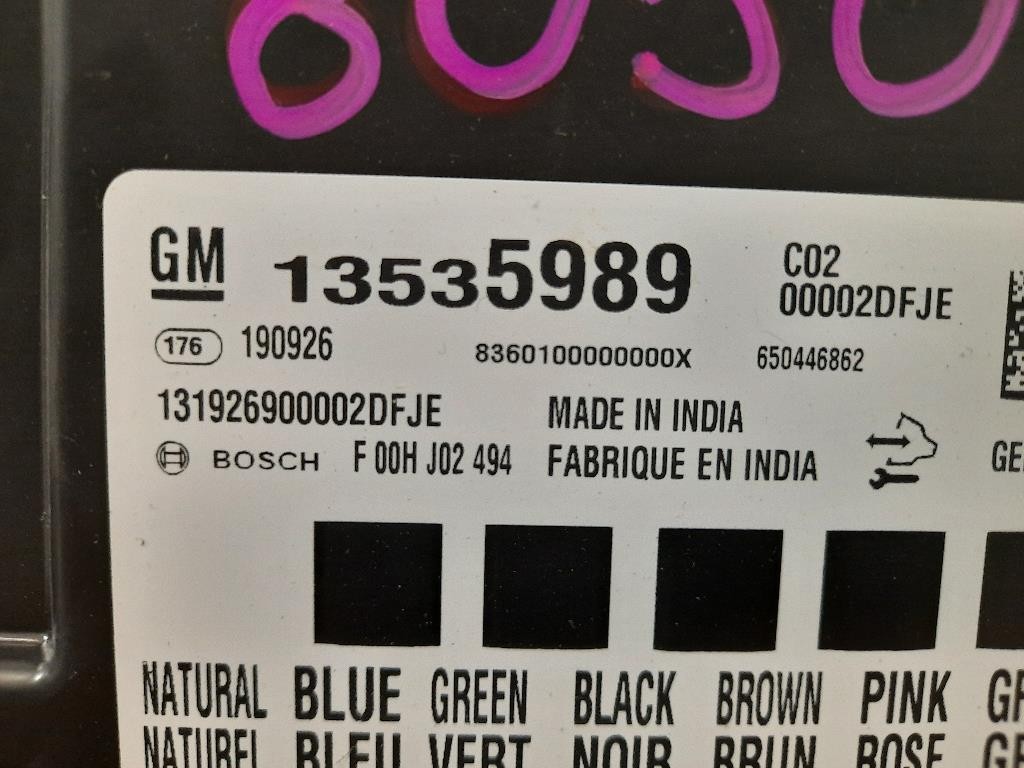 Computer DI Bordo 13535989 Opel Astra K 2019